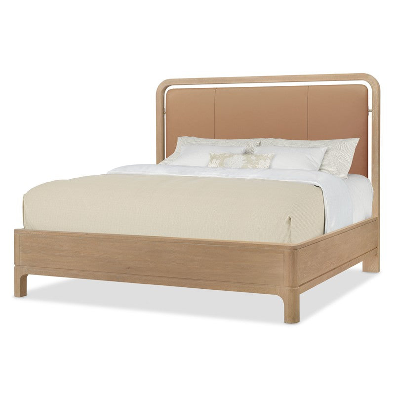 Banyon Bay - California King Panel Bed - Desert Oak Brown