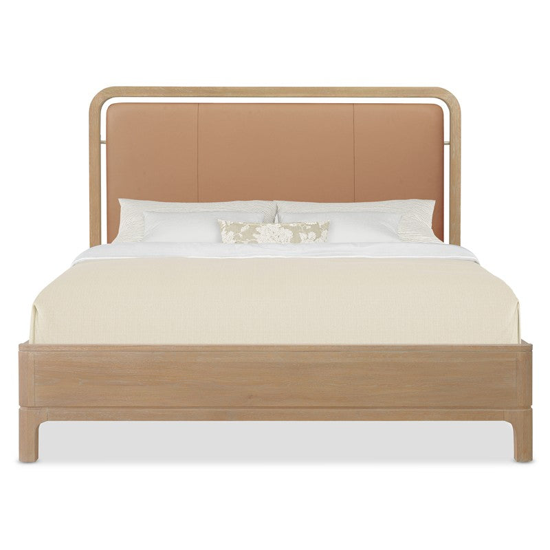 Banyon Bay - California King Panel Bed - Desert Oak Brown