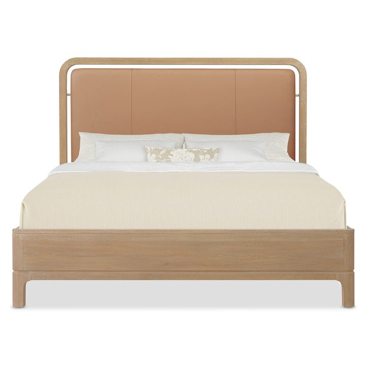 Banyon Bay - California King Panel Bed - Desert Oak Brown