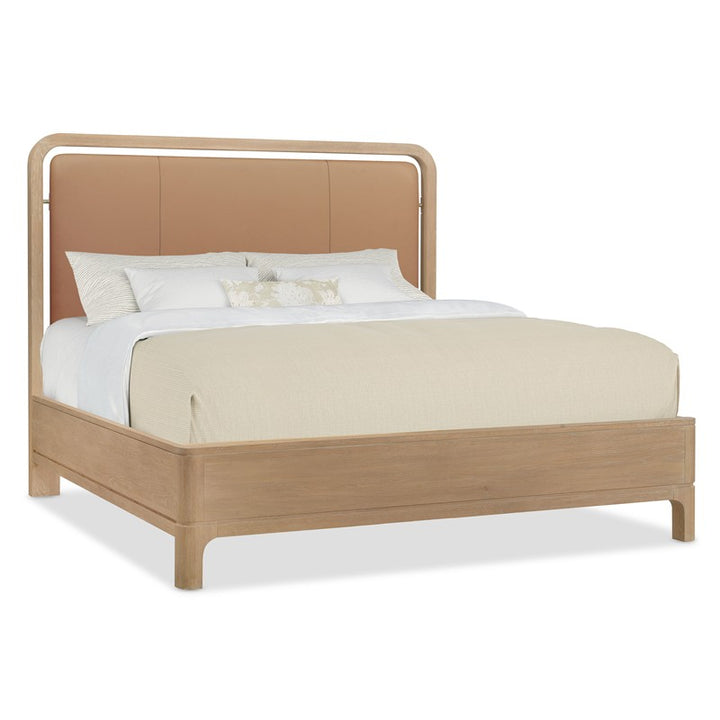 Banyon Bay - California King Panel Bed - Desert Oak Brown