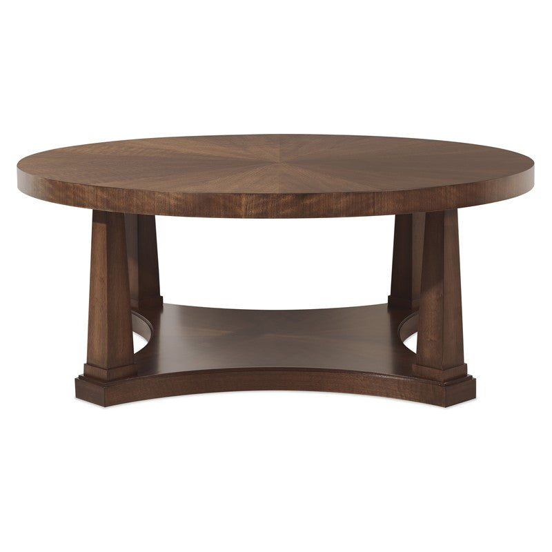 Archives - Round Cocktail Table - Dark Brown