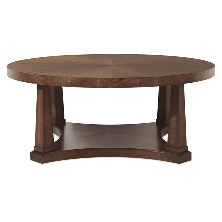 Archives - Round Cocktail Table - Dark Brown