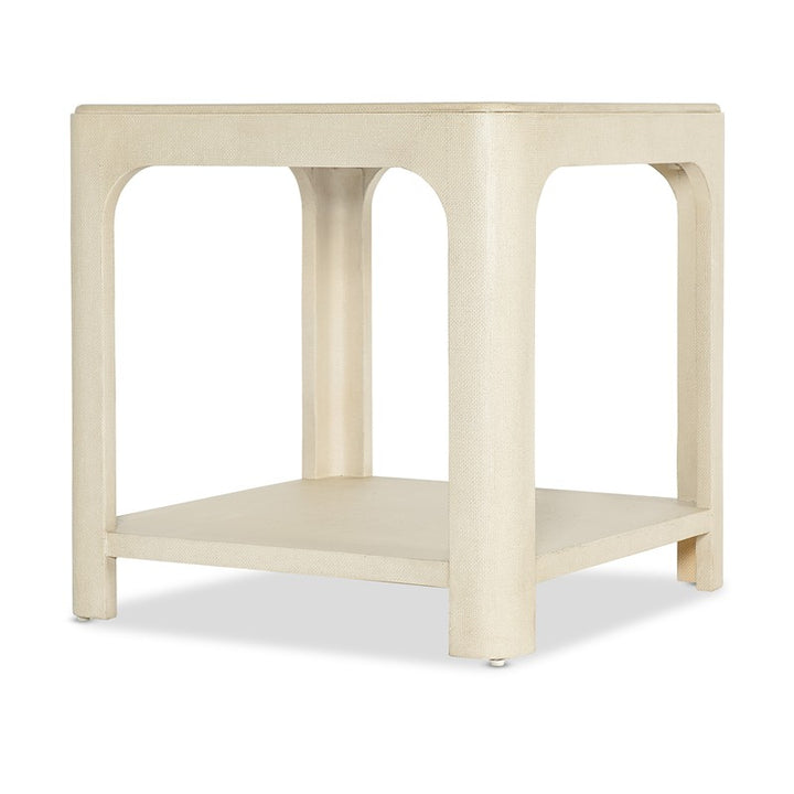 Archives - Raffia End Table - Beige