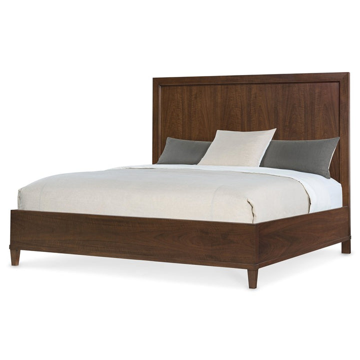 Archives - Queen Panel Bed - Dark Brown