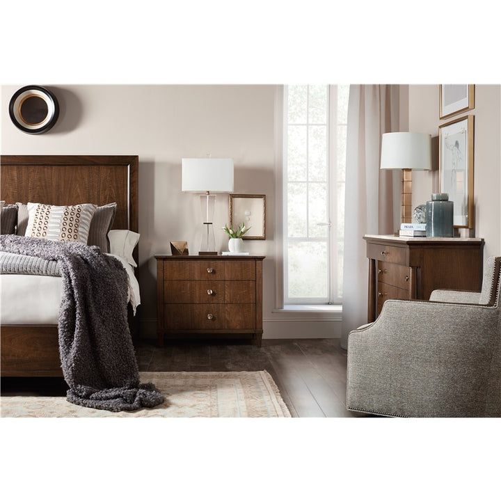 Archives - King Panel Bed - Dark Brown