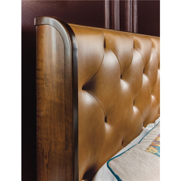 Archives - Queen Leather Bed - Dark Brown