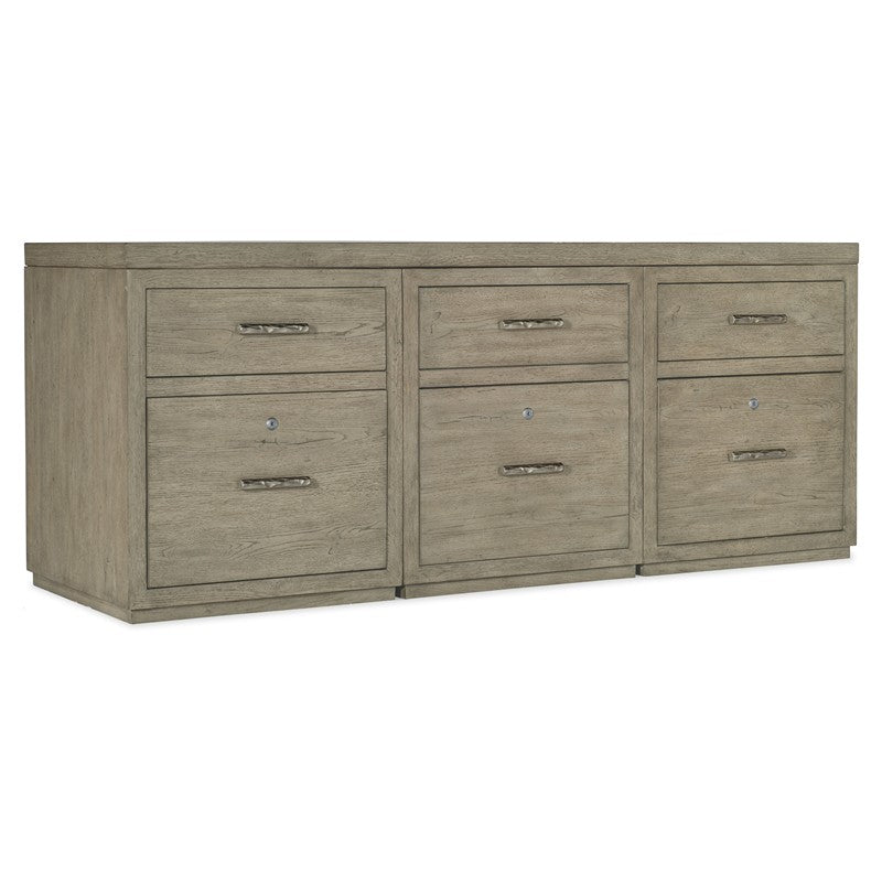 Linville Falls - Credenza - 72" Top - 3 Small Files