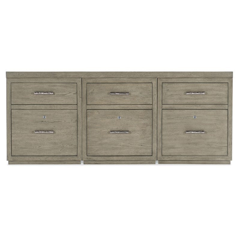 Linville Falls - Credenza - 72" Top - 3 Small Files