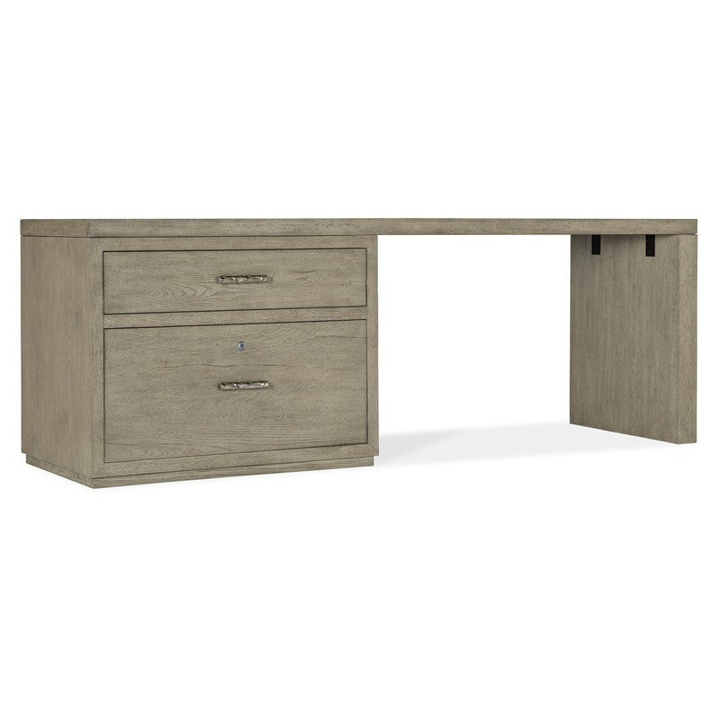 Linville Falls - Desk - 84" Top - Lateral File And Leg