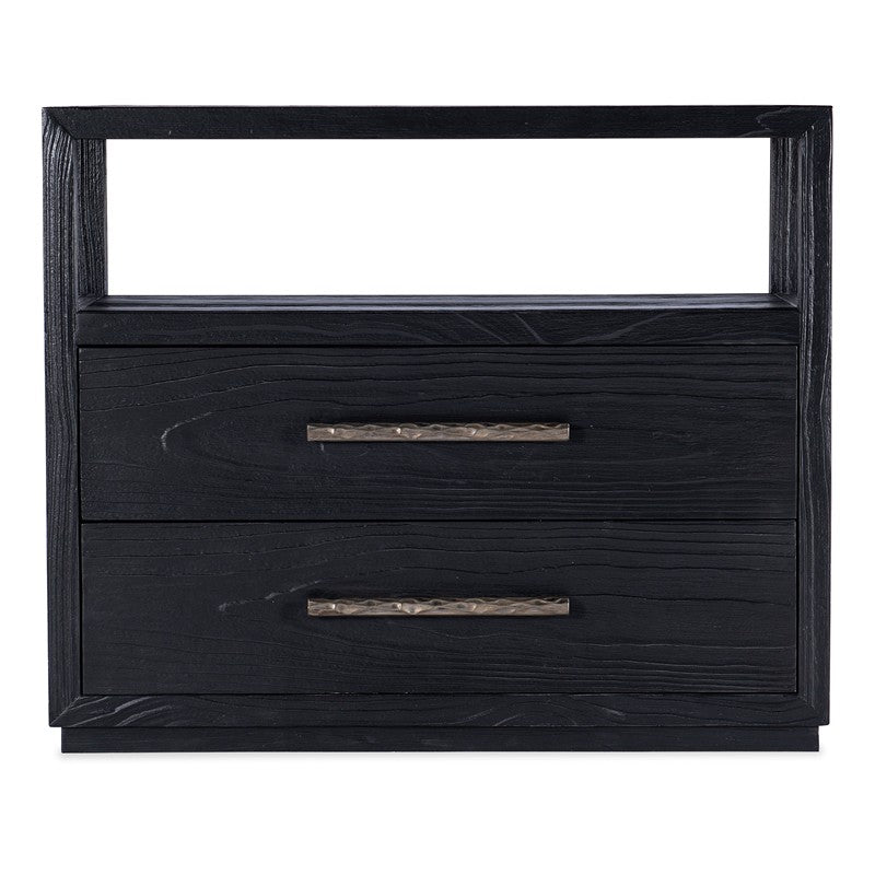 Linville Falls - Shou Sugi Ban 2-Drawer Nightstand