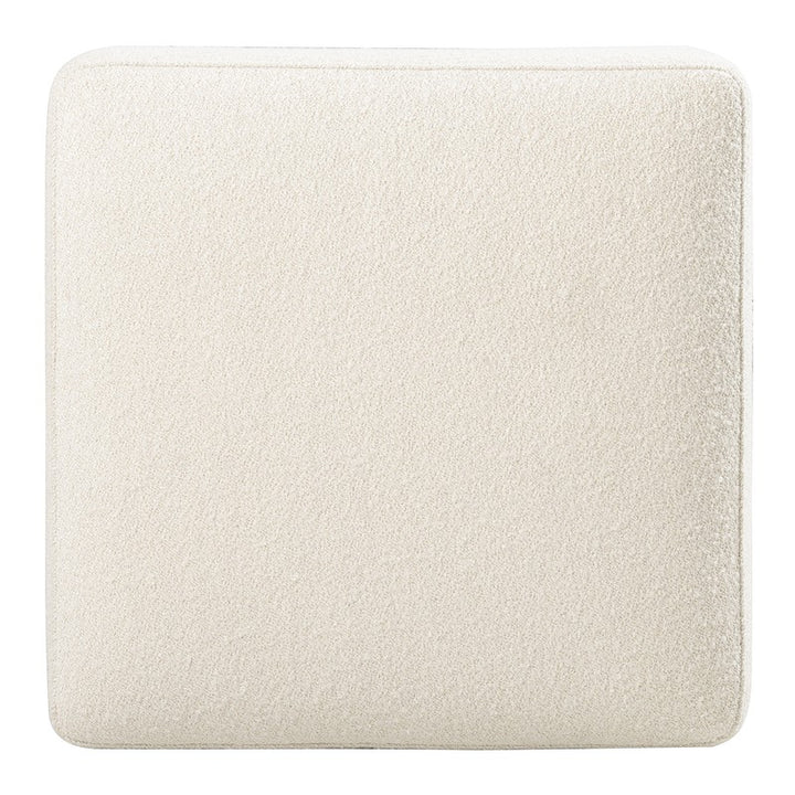 Melange - Dream Weaver Pouf - White