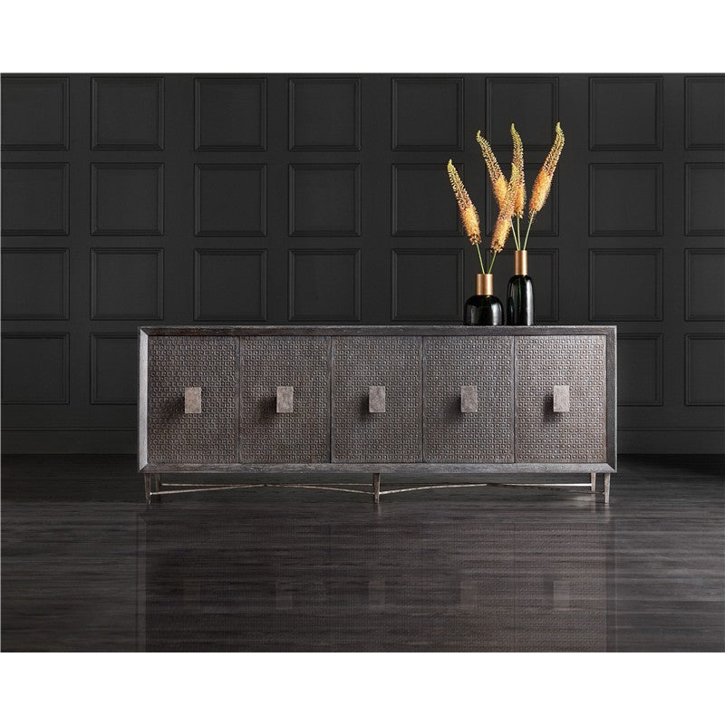 Melange - Keenan 5-Door Credenza