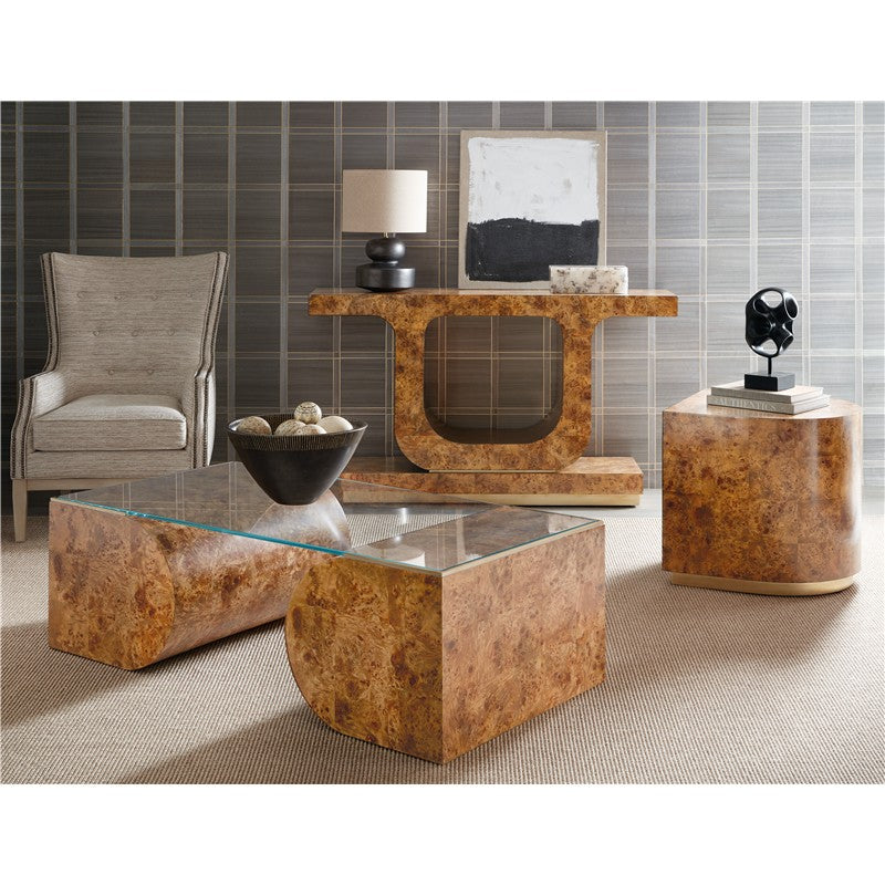 Melange - Burlesque Console Table - Light Brown