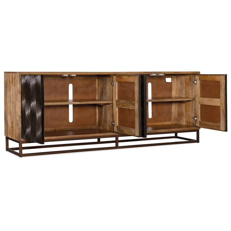 Swirl Door Entertainment Console