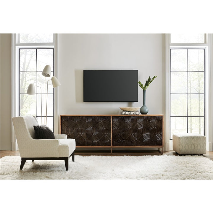 Swirl Door Entertainment Console