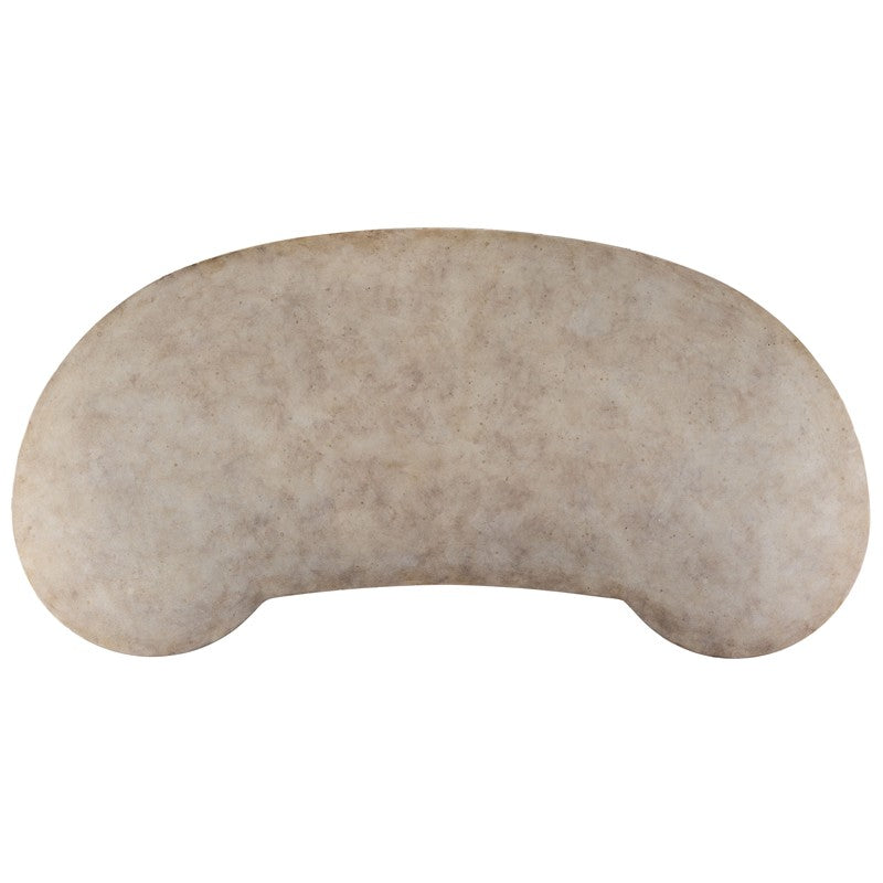 Melange - Fluted Kidney Desk