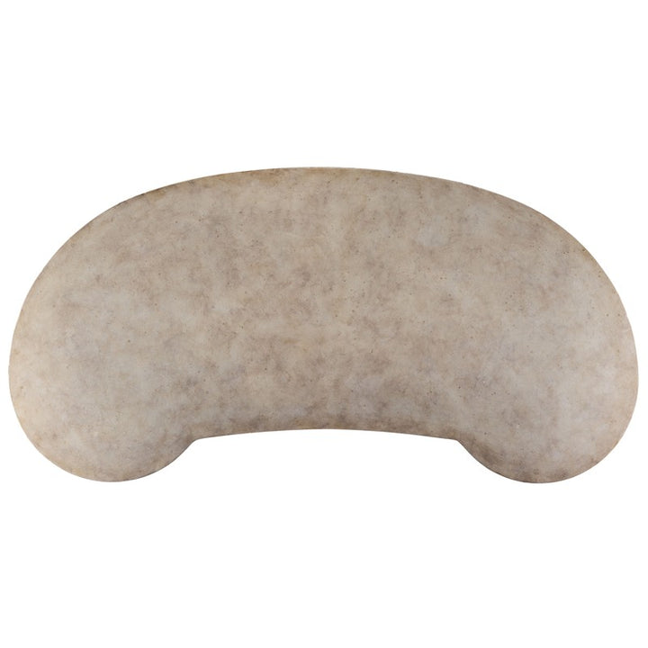 Melange - Fluted Kidney Desk