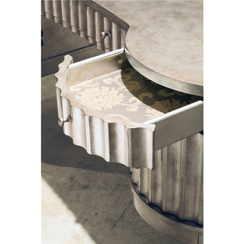 Melange - Fluted Kidney Desk