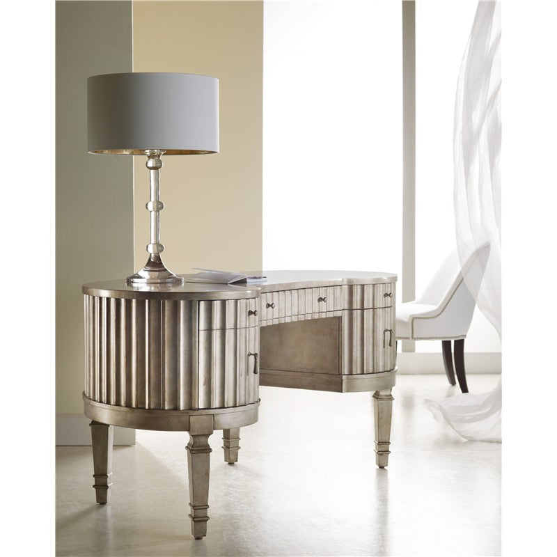 Melange - Fluted Kidney Desk