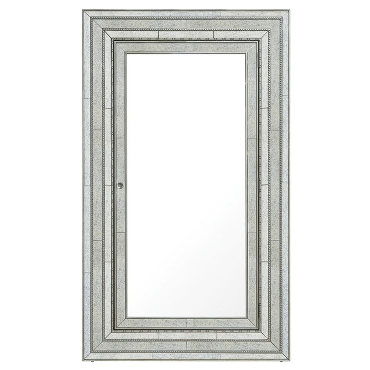 Melange - Glamour Floor Mirror With Jewelry Armoire Storage