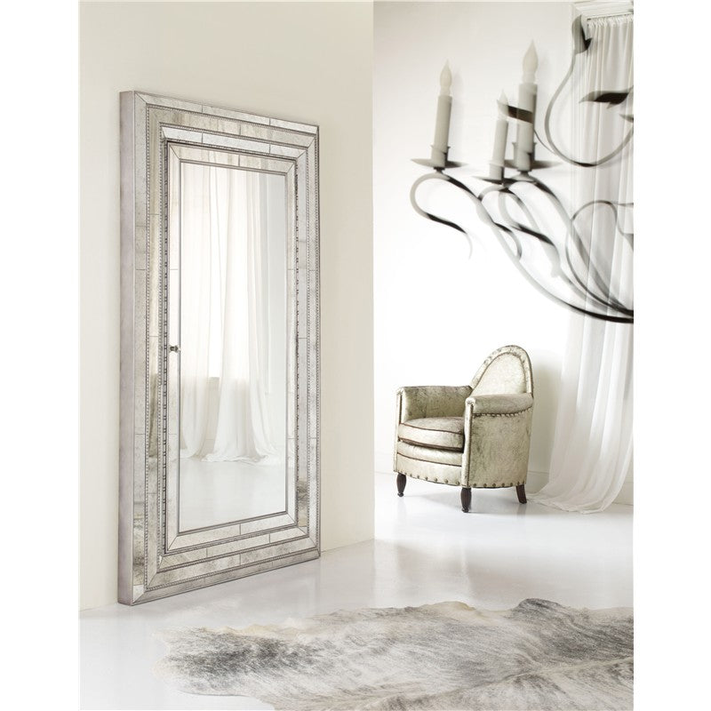 Melange - Glamour Floor Mirror With Jewelry Armoire Storage