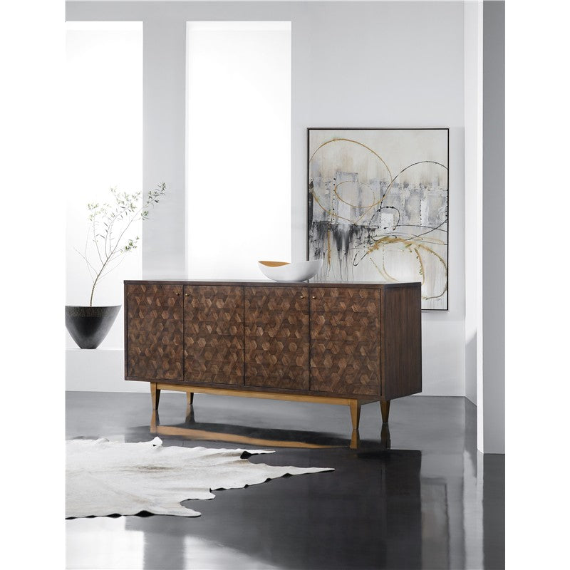 Melange - Alpine 4-Door Credenza