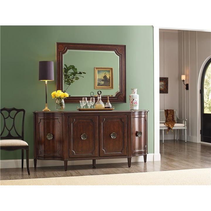 Charleston - Four-Door Buffet - Dark Brown