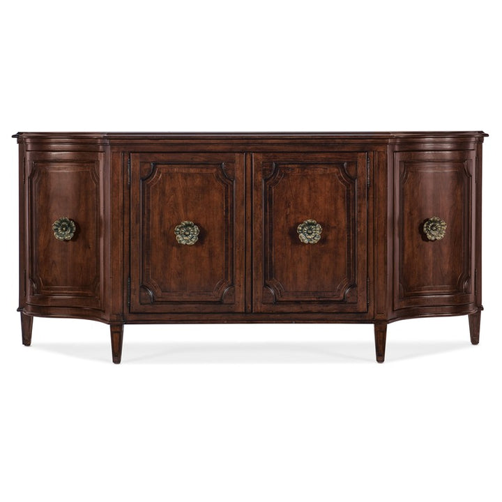 Charleston - Four-Door Buffet - Dark Brown