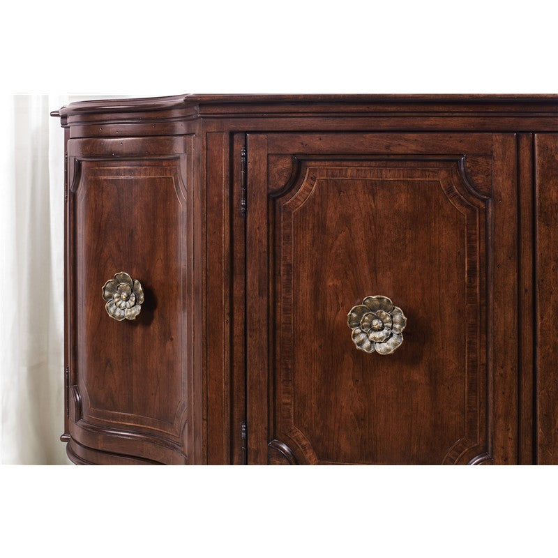 Charleston - Four-Door Buffet - Dark Brown
