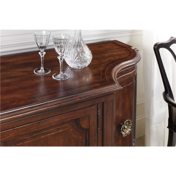 Charleston - Four-Door Buffet - Dark Brown