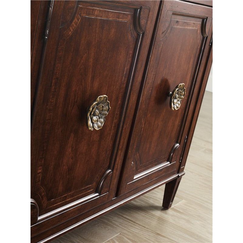 Charleston - Four-Door Buffet - Dark Brown