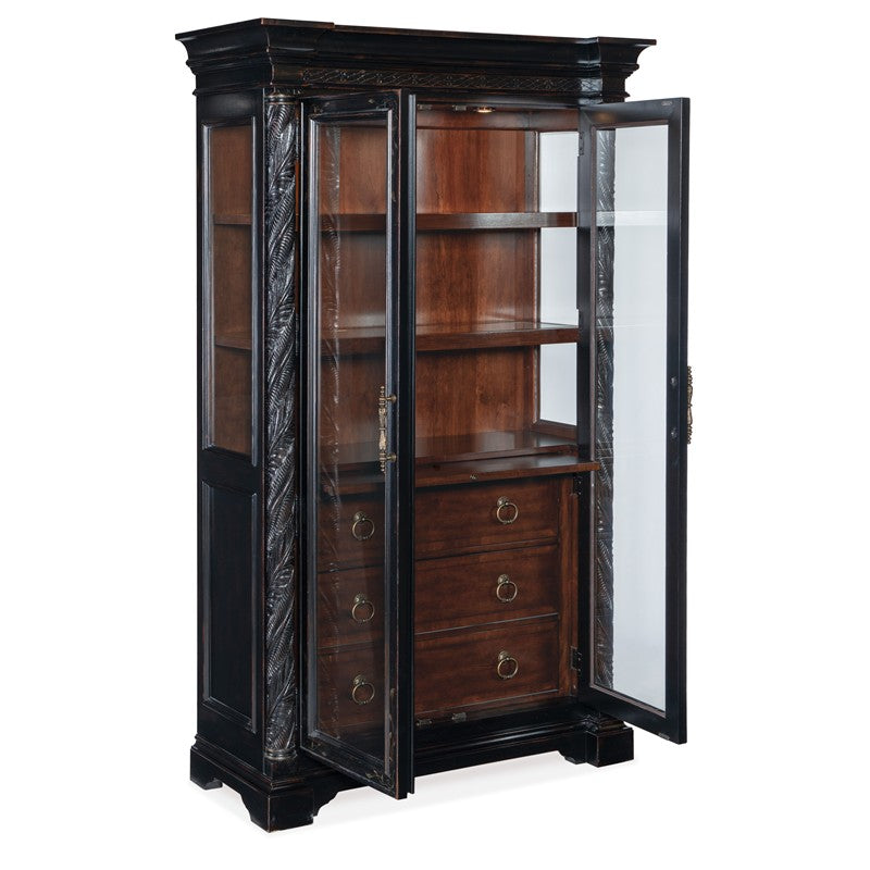 Charleston - Display Cabinet - Black