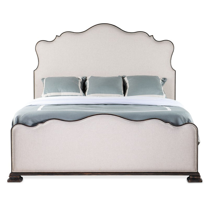 Charleston - King Upholstered Bed - Black