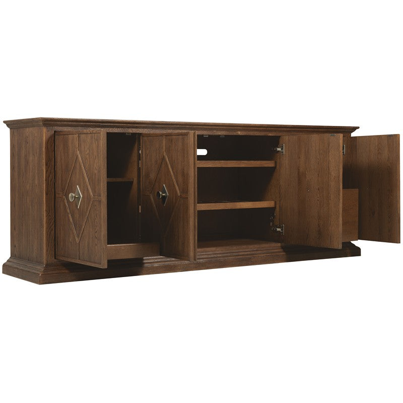 Driftwood - Entertainment Credenza - Medium Wood