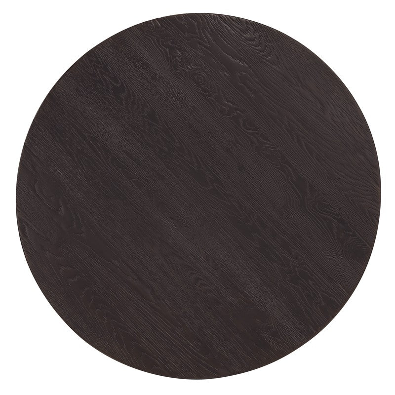 Driftwood - 48" Round Dining Table - Burnt Timber