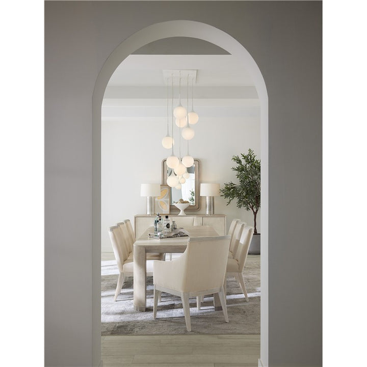 Modern Mood - Leg Dining Table With 1-24" Leaf - Beige