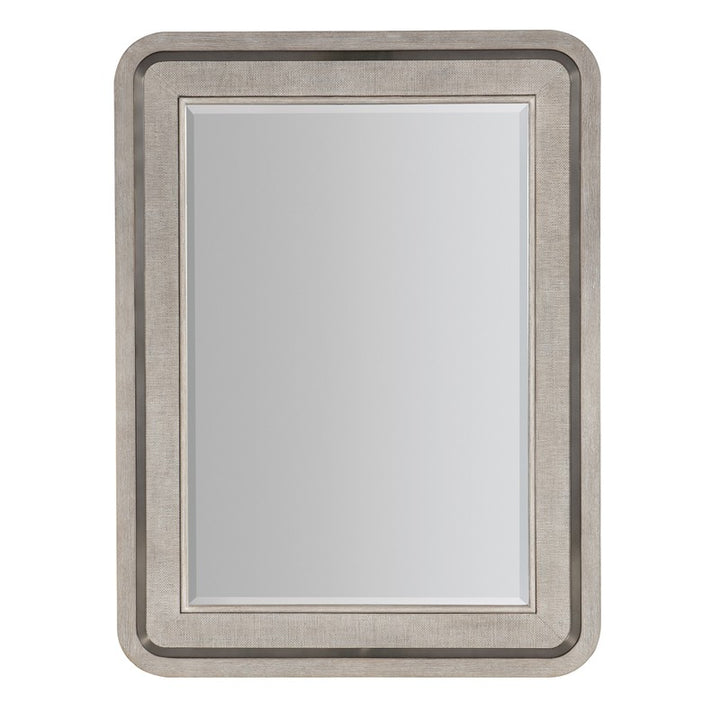 Modern Mood - Raffia Landscape Mirror - Beige