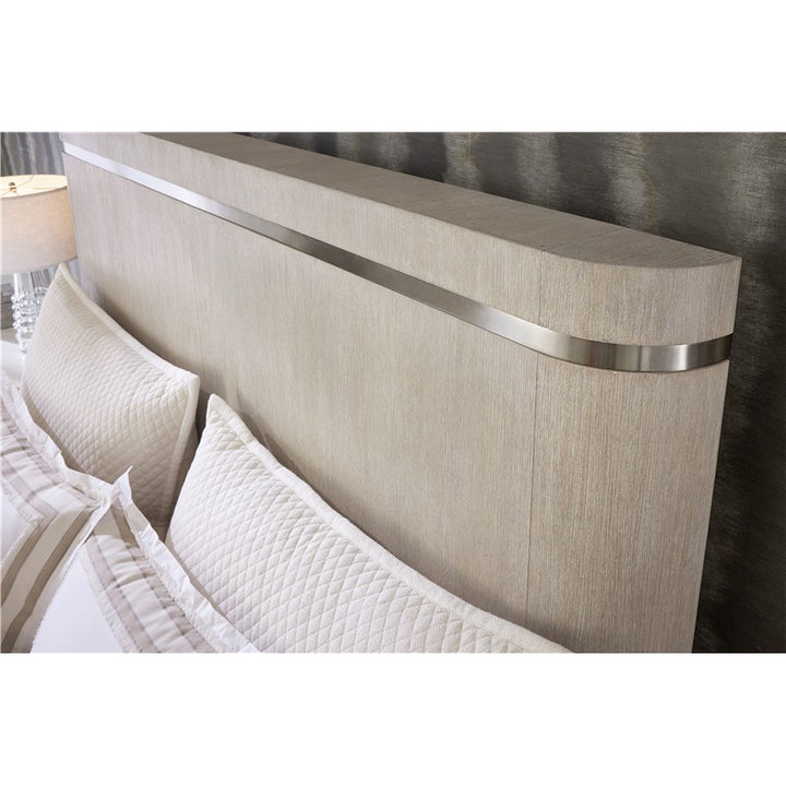 Modern Mood - King Panel Bed - Beige