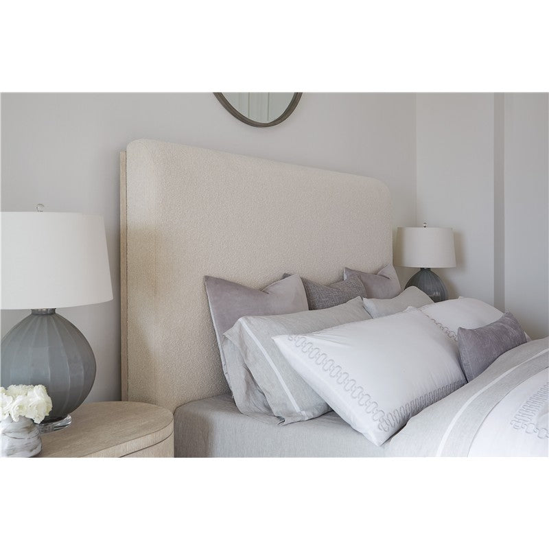 Modern Mood - Queen Upholstered Panel Bed - Diamond