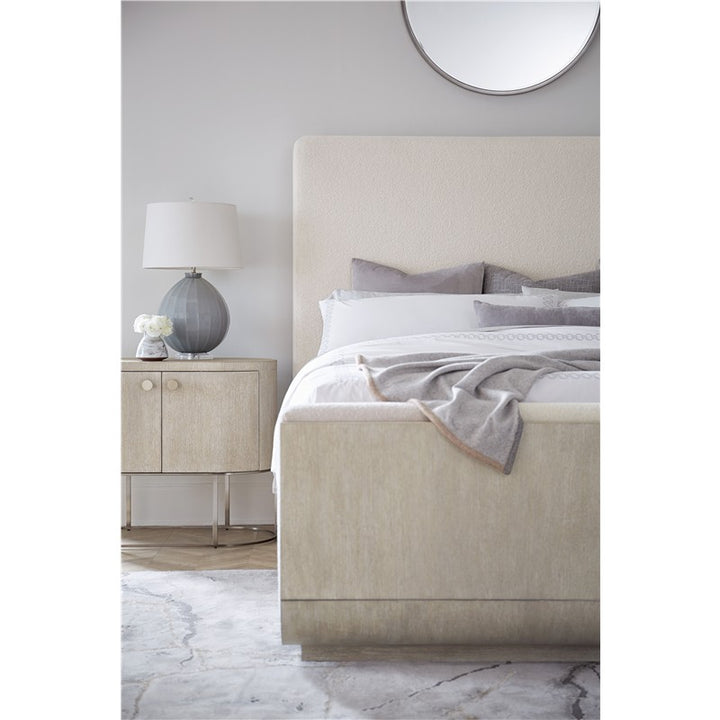 Modern Mood - Queen Upholstered Panel Bed - Diamond