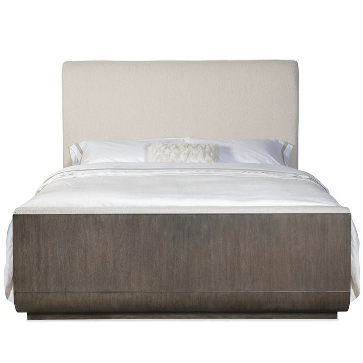Modern Mood - Queen Upholstered Panel Bed - Mink