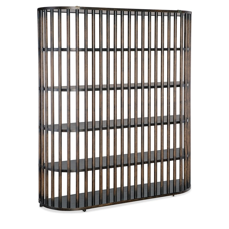 Retreat - Slatted Bookcase - Black