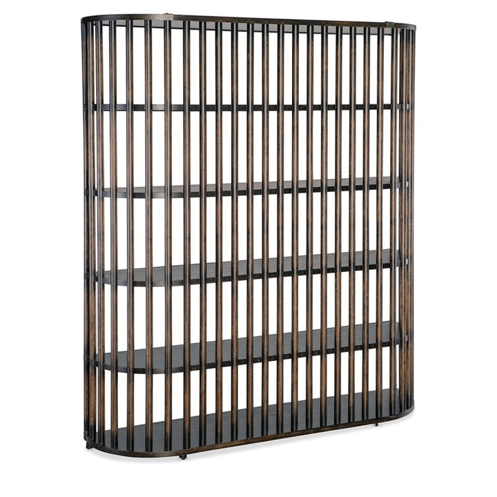 Retreat - Slatted Bookcase - Black