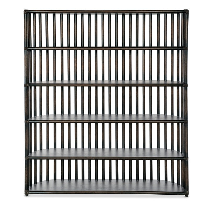 Retreat - Slatted Bookcase - Black
