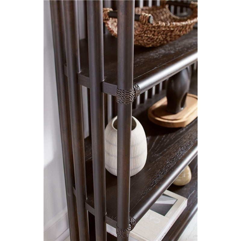 Retreat - Slatted Bookcase - Black