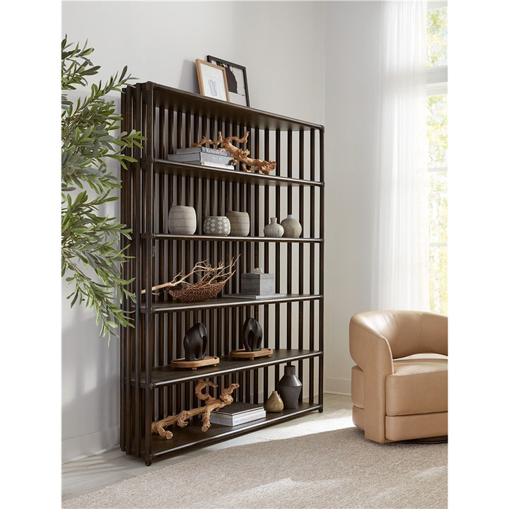 Retreat - Slatted Bookcase - Black