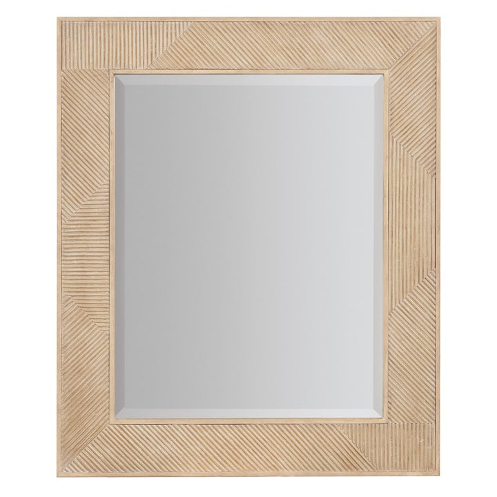 Retreat - Landscape Beveled Mirror - Beige