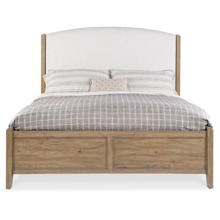 Vineyard Row - King Upholstered Bed - Beige