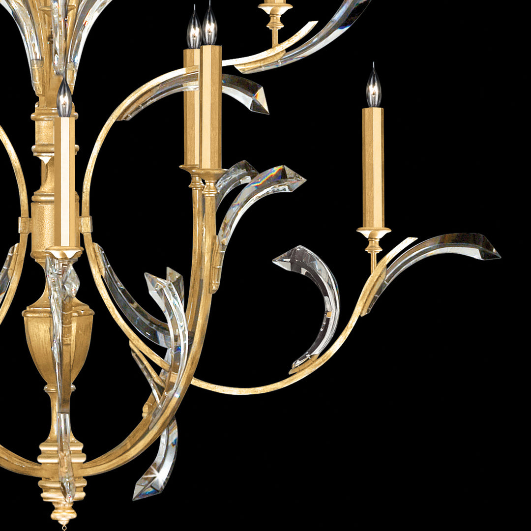 Beveled Arcs 56" Round Chandelier