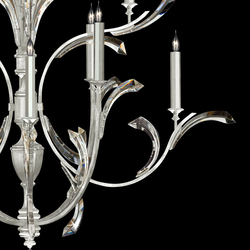 Beveled Arcs 56" Round Chandelier